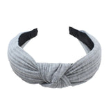 Hivava  -  Knitted Knotted Solid Wide Headbands Women Girls New Fashion Hair Hoop Simple Cross Knot Hairbands Headwear Hair Accessories