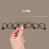 Hivava  -  Camellia Hair Comb Invisible Bangs Hair Clip Tidy Artifact Hair pin Girls Hairpin Women Tools Fixed Inser Comb Hair Accessories