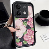 Hivava  -  Shockproof Emboss Flower Case For Xiaomi Redmi Note 13 12 11 Pro 5G 11S 10 13T Poco X5 X6 M4 Pro 4G Luxury Soft Silicone Cover