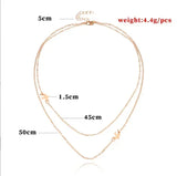 Hivava Womens Fashion  bird shape necklace