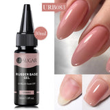 Hivava  -  30ml Refilled Rubber Base Gel Big Capacity Crystal Nude Pink Clear Soak Off UV LED Nail Art Varnish Constructed Gel