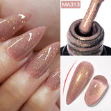 Hivava  -  7ml Nude Pink Clear Rubber Base Gel Nail Polish For Nails Semi Permanent UV Gel LED Nail Art Varnish Manicure