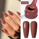 Hivava  -  10ml Blood Red Jelly Gel Nail Polish Halloween Nails Art Gel Polish Sheer Translucent Nail Gel for Winter Manicure