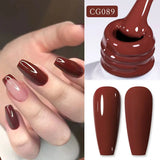 Hivava  -  10ml Blood Red Jelly Gel Nail Polish Halloween Nails Art Gel Polish Sheer Translucent Nail Gel for Winter Manicure