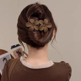 Hivava Fashionable Hair Clip for Women, Delicate Flower Shape Hairpin Headwear Accessory