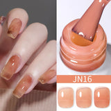 Hivava  -  10ml Blood Red Jelly Gel Nail Polish Halloween Nails Art Gel Polish Sheer Translucent Nail Gel for Winter Manicure