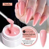 Hivava  -  15ml Extension Gel Nail Polish Hard Jelly Build Nail Gum Clear Nude Natural Color French Soak Off UV Construction Gel