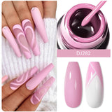 Hivava  -  Metallic Gold Sliver Pink 5ml Liner Gel Nail Art Polish Painting Mirror Gel Graffiti Stripe Design Varnish DIY