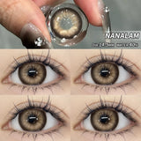 Hivava NEW Style Eyes Contacts Lenses Colored Contact Lens for Eye 1pair Blue Contact Lens Yearly Beauty Makeup Red Eye Lenses