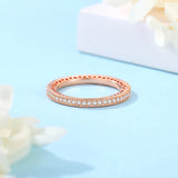 Hivava  -   Rings For Women Original Infinity Love Heart Engagement Wedding Ring Rose Gold Crystals Luxury Jewelry