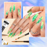 Hivava  -  10ml Watercolor Nail Gel Clear Transparent Gradient Flower Effect Semi Permanent Soak Off UV LED Gel Nail Polish