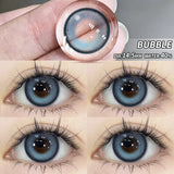 Hivava 1pair Eye Contacts Lense Color Contact Lenses for Eyes Natural Gray Contact Lens Yearly Fashion Beauty Makeup EyeLenses