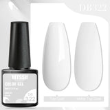 Hivava  -  Eggshell Gel Polish Milky White Semi Permanent Gel Nail Polish Lamp Varnish Soak Off UV Gel Nail Art Manicure Top Coat