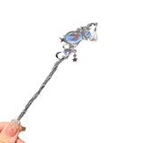 Hivava  -  Vintage Moonstone Hair Sticks for Women New Chinese Style Metal Long Tassel Chain Hair Pins Headwear Hair Accessories