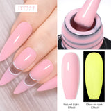 Hivava  -  7ml Fluorescent Glow In Dark Gel Nail Polish  Neon Luminous Gel Vernis Semi Permanent Nail Art UV LED Varnish Design