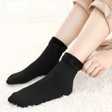 Hivava  Winter Warmer Women's Socks Thicken Thermal Wool Cashmere Snow Socks Velvet Boots Floor Sleeping Socks for Mens New Year gifts