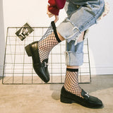 Hivava  1Pair Fashion Women Girls Lady Sexy Lace Ankle High Fishnet Mesh Net Solid Color Short Crew Summer Breathable Socks New Arrival