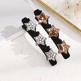 Hivava  -  Women Hair Clip Flowers Side Braided Hair Clips Girls Alice Sweet Hair Barrettes Hair Accessories Hairpin Flocking Bangs Clip