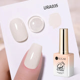 Hivava  -  15ml Mint Green Jelly Nail Gel Nude Gel Nail Polish White Translucent Soak Off Gel Vernis Semi Permanent Long Lasting