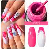 Hivava  -  Metallic Gold Sliver Pink 5ml Liner Gel Nail Art Polish Painting Mirror Gel Graffiti Stripe Design Varnish DIY