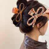 Hivava  -  New Women Acetate Hair Claws Hairpin Girls Elegant ponytail Hair clips Crab Barrette Headwear Summer Fashion Hair Accessories