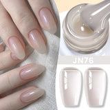 Hivava  -  Milky White Jelly Nude Gel Nail Polish 10ml White Translucent Soak Off Gel Vernis Semi Permanent Need UV Light Cure