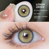 Hivava  -  1 Pair NEW Colored Contact Lenses Green Eye Lenses Natural Brown Lens Fast Delivery Green Eye Lens Yearly Contacts Lens