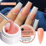 Hivava  -  15ml Extension Gel Nail Polish Hard Jelly Build Nail Gum Clear Nude Natural Color French Soak Off UV Construction Gel