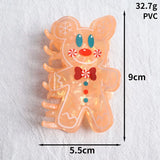 Hivava  -  Christmas Gingerbread Man Hair Claw Cute Elk Deer Crab Hair Clip Cartoon Claw Clip Hair Accessories for Women Girls