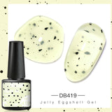 Hivava  -  Eggshell Gel Polish Milky White Semi Permanent Gel Nail Polish Lamp Varnish Soak Off UV Gel Nail Art Manicure Top Coat