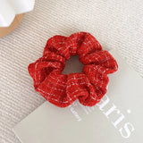 Hivava  -  New Year Red Hair Headband Rope Christmas Hairband Woman Girls Fashion Sweet Hair Ties Rubber Band Female Party Hair Accessories