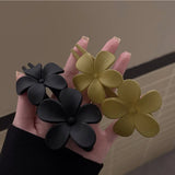 Hivava  -  Summer New Hair Clips Accessories Elegant Frosted Butterfly Flower Barrettes Women Simplicity Hairpins Simple Duckbill Headwear