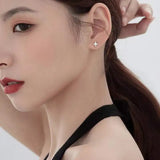 Hivava  -   Gold Color Star Stud Earrings Women Girl Gift Cute Banquet Asymmetry Jewelry Dropshipping