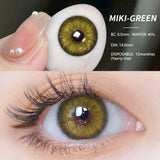 Hivava  -  1 Pair NEW Colored Contact Lenses Green Eye Lenses Natural Brown Lens Fast Delivery Green Eye Lens Yearly Contacts Lens