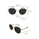 Hivava  -  Korea Retro Brown Polarized Sunglasses Women Literary BeachSunshade Glasses Dustproof Windproof Riding Glasses UV400 Sunglasses