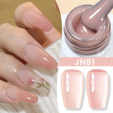 Hivava  -  Milky White Jelly Nude Gel Nail Polish 10ml White Translucent Soak Off Gel Vernis Semi Permanent Need UV Light Cure