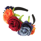 Hivava  -  Simulation Rose Headband For Women Romantic Red Bezel Hair Hoop Hair Bands Girls Wedding Hairband Hair Accessories