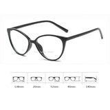 Hivava  Korean Cat Eye Glasses Frame Women Lovely Ins No Makeup Plain Glasses Men Eyewear Cute Decorative Computer Glasses