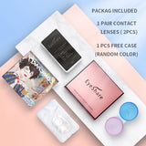 Hivava  Colored Contact Lenses For Eyes 1Pair Cosplay Anime Lens Yearly Cosmetics Contact Lenses Halloween Lenses Beauty Makeup