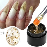 Hivava  -  8ml Metallic Painting Nail Gel Polish Gold Silver Creative Elastic Nail Gel for PaintingDrawing Magic Mirror Gel Varnish