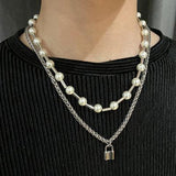 Hivava Silver Clavicle Pearl Necklace