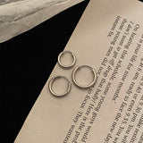 Hivava Silver Hoop Earrings