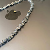 Hivava Silver Stone Clavicle Chain Necklace