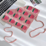 Hivava Strawberry Crochet Hair Scarf