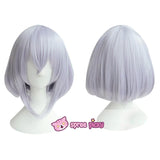 Hivava Cosplay [Touken Ranbu Honebami Toushirou] Silver Light Purple Short Wig