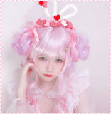 Hivava Lolita Two Buns Mixed Color Wig