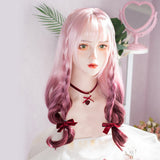 Hivava Lolita Rose Pink Purple Gradient Wig