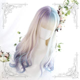 Hivava Gradient Mixed Color Lolita Long Curl Wig