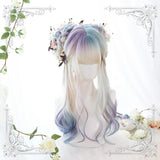 Hivava Gradient Mixed Color Lolita Long Curl Wig