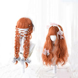 Hivava Lolita Pumpkin Long Curly Wig